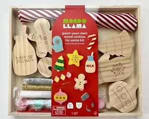 Mondo LLama Paint Your Own Wood Cookies For Santa Kinderspielzeug (Alter 6+) NEU - Bild 1 von 15