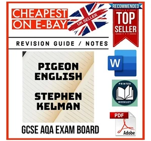 AQA GCSE Pigeon English All Characters Key Quotes Grade 9/A* Revision Notes - Picture 1 of 4