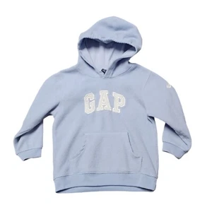 Gap kids hoodie Fleece sweatshirt size XS (4 years) baby blue GIRLS - Picture 1 of 2