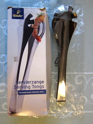 TCM Tchibo große Servierzange Edelstahl 18/10 hochglanzpoliert - Bild 1 von 4