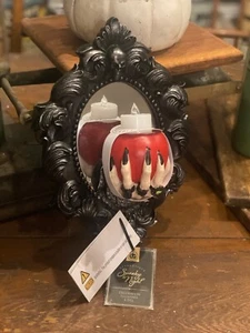 Spooky Nights Skeleton Hand Apple Tealight Mirror-Includes Tealight - Picture 1 of 9