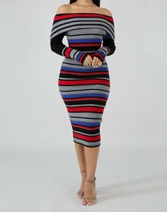 Pullover knielanges Kleid - Bild 1 von 4