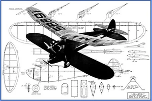 Model Airplane Plans (FF): SO-LONG 32" Wingspan for .020 Engine - Picture 1 of 4