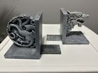 Game of Thrones Fire and Blood Bookends HBO 2013