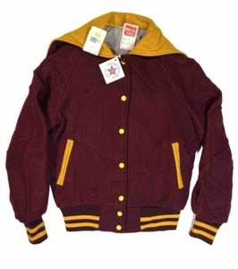 NOS 1970s Havre De Grace Warriors MD High School Varsity Jacket Men’s Sz Small - Picture 1 of 6