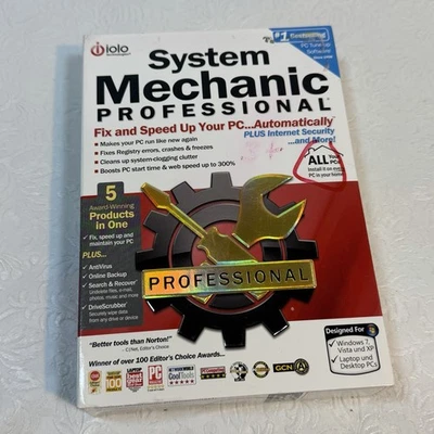 System Mechanic Professional by Iolo Technologies for PC READ 2012 SEALED - Image 1 of 4