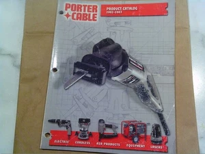 Porter Cable Power Tool Catalog 2002-2003 - Picture 1 of 4
