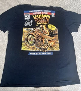 Monster Garage Jesse James Graphic T-Shirt XL Black Men's Tee - Picture 1 of 6