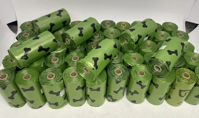 54 rolls Dog Pet Poop Waste Bags Green Scented 15 bags/roll x54 (810 bags) *NEW* - Image 1 of 2