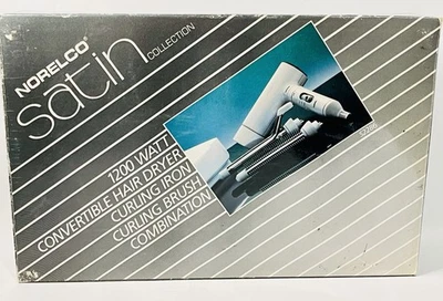 Secador de pelo convertible Norelco rizador/cepillo satinado 1200 en estuche original Foto 1 de 4