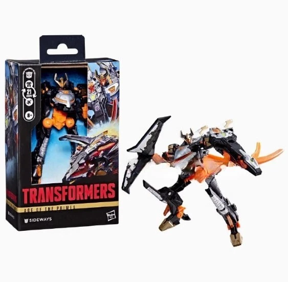 New Transformers Sideways Decepticon Age Of The Primes Hasbro Action Figure Toys - Image 1 of 4