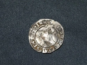 Elisabeth I Pfennig, zweite Ausgabe, mm Kreuzkreuz, 1560-1, S2558 - Bild 1 von 2