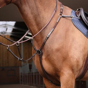 Shires Velociti Rapida Elastic Breastplate - Havana - Picture 1 of 10