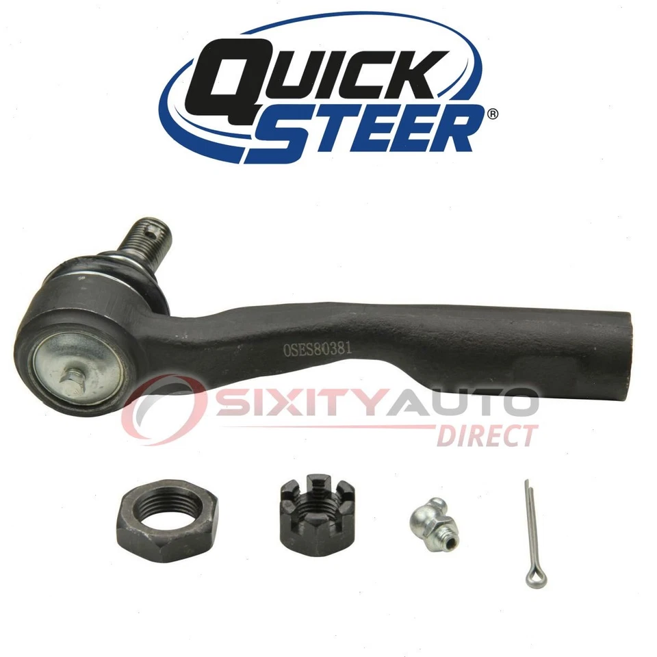 QuickSteer Right Outer Steering Tie Rod End for 2003-2007 Toyota Sequoia - ri - Image 1 of 4
