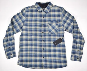 Neu mit Etikett Herren Roark Crossroads Bio-Baumwolle Flanell $ 75 M tiefblau klassische Passform - Bild 1 von 4