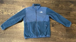 The North Face TNF Denali Fleece Spell Out Youth Girls Full Zip Jacket L 14 16 - Picture 1 of 7