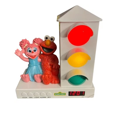 It's About Time Semáforo Mejora del Sueño Reloj Despertador Plaza Sésamo Elmo Abby Foto 1 de 4