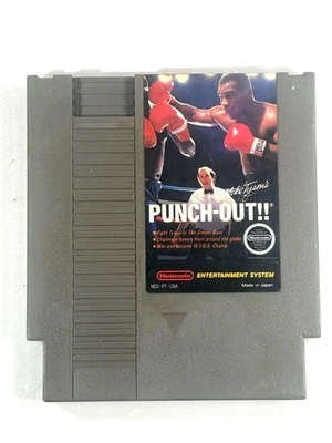 Mike Tyson's Punch-Out!! (Nintendo NES, 1987) Authentic Tested - Image 1 of 4