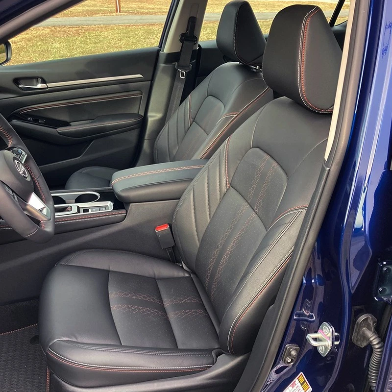 PARA NISSAN ALTIMA MOTOPTES 2007-2025 FUNDAS DE ASIENTO DE AUTO PERSONALIZADAS CUERO DURADERO Foto 1 de 4