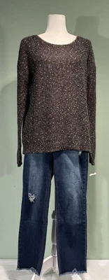 Gibson Latimer женщин коричневый w/золотой блестящий свитер размер M новый с Ярлыками - Изображение 1 из 4