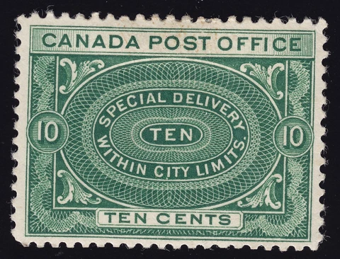 Canada Scott E1a Mint HR OG Lot # AC7065 Cover