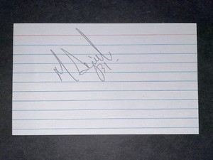 2021 D-BACKS: Miguel Aguilar, SIGNED 3x5 Card