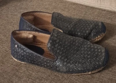 Zapato de canasta UGG Australia Sandrinne metálico a rayas talla 5 Foto 1 de 4