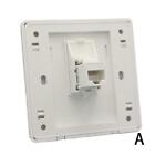 Wall Socket Plate Network Ethernet LAN CAT5 Outlet Faceplate RJ45 Panel W2O2