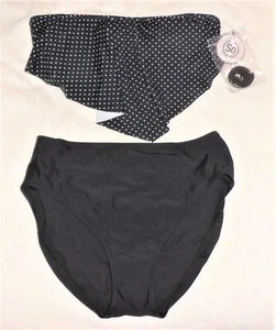 NEU Gottex So Badeanzug Bikini Tankini gemischt Gr. XL 16 Neu mit Etikett Bandeau Riemen Hankerchf - Bild 1 von 8
