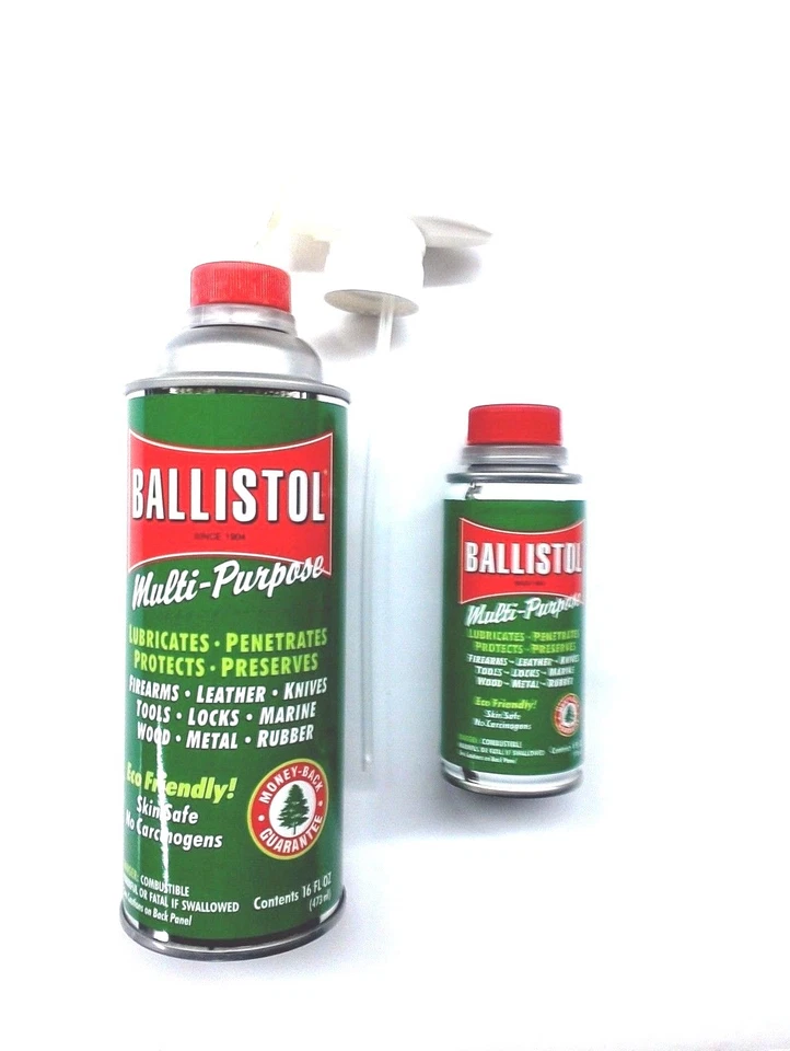Lubricante/limpiador de armas multiusos Ballistol - lata de 16 oz y lata y gatillo de 4 oz GRATIS Foto 1 de 1