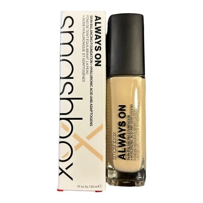 Smashbox Always On Skin-Balancing Foundation F10-W with Hyaluronic Acid New - Image 1 of 4