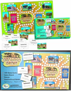 World Class Learning Materials Grammo Safari Board Game Ages 9 and Up - Picture 1 of 10