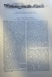 1886 Sea Captains of Old Salem Massachusetts - Picture 1 of 7