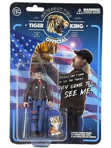 NEU VERSIEGELT Tiger King Exotic Joe Orange Tiger Cub Bigshot Actionfigur - Bild 1 von 3