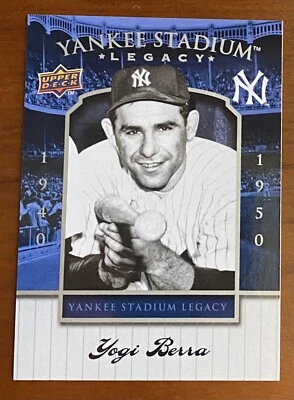2008 Upper Deck Yankee Stadium Legacy YOGI BERRA #24 HOF  - Image 1 of 2