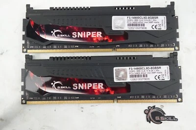8GB G.Skill DDR3 PC3-14900 1866MHz Sniper Series (9-10-9-28) Dual Channel kit - Image 1 of 4