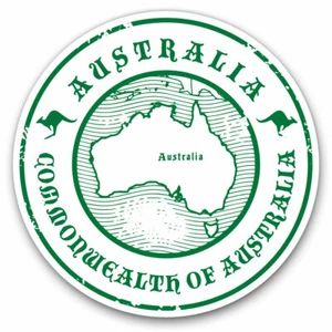 2 x Vinyl Stickers 25cm - Cool Australia Map Cool Gift #4210 - Afbeelding 1 van 9