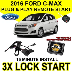 Js Alarms Remote Start Plug and Play Easy DIY For 2016 Ford CMax Hybrid FO1C - Picture 1 of 9
