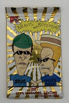 1994 Fleer Ultra Beavis and Butt-Head Trading Card (1) Unopened Pack MTV - Image 1 of 4