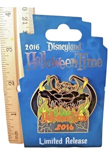 Disneyland Halloween Time Pin with Chernabog Fantasia Disney Parks 2016 Glitter - Picture 1 of 4