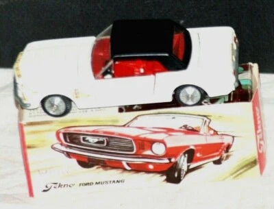 Tekno, Denmark, Ford Mustang Coupe, White, #834,  Die-Cast with Original Box, NM - Image 1 of 4