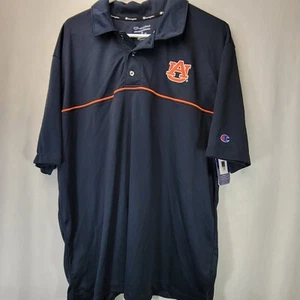 Nuevo con etiquetas Camisa Polo Auburn University Tigers Champion Logo Bordado con Rayas XL - Imagen 1 de 11