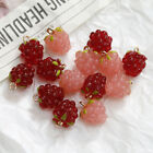 Resin 3D Fruit Charm Mini Grape Pendant For DIY Earring Bracelet Necklace C BIBI