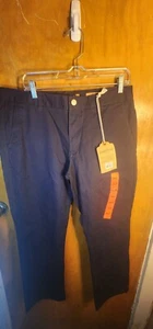 Tailor Vintage Men's Straight Fit Flat Front Chinos 34x30 - Picture 1 of 8