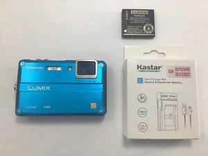 Panasonic Lumix DMC-TS2 Blue 14MP Waterproof Stabilization Zoom Digital Camera - Picture 1 of 10