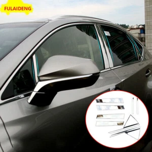 Chrome Pillar Posts For Lexus NX200T/300/300H 2015-2021 1Set Door Trim Cover Kit - Imagen 1 de 6
