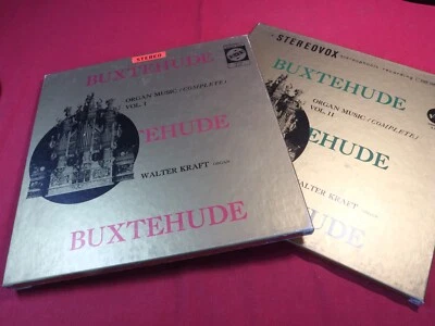 Buxtehude  ORGAN MUSIC VOL. I & II  -  Walter Kraft 2x 3 LP-Box Vox USA near min - Bild 1 von 4
