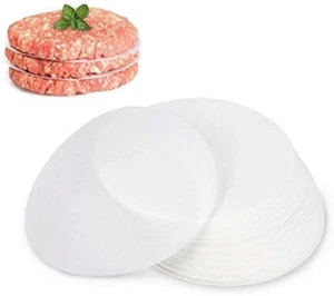500 PCS Hamburger Patty Paper 4.5 Inch round Non-Stick Parchment Paper Burger Pr - Picture 1 of 12