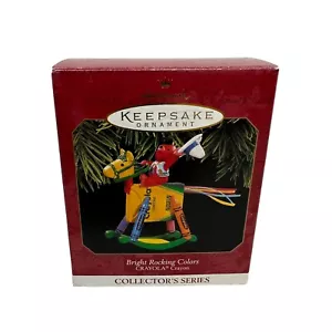 Vintage Hallmark Keepsake CRAYOLA Bright Rocking Colors 1997 Christmas Ornament - Picture 1 of 4