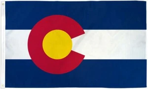 "COLORADO" flag 2x3 ft polyester banner sign CO state - Picture 1 of 7